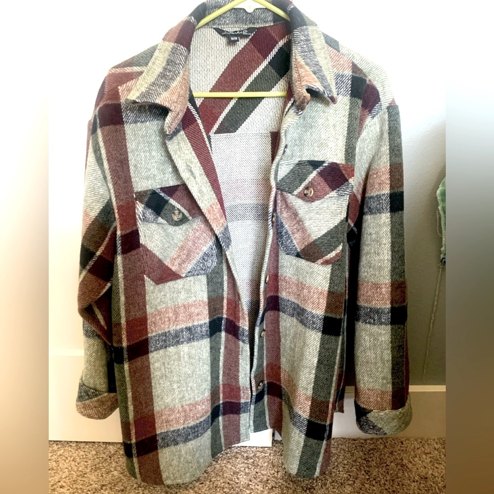 Fall colors Shacket
